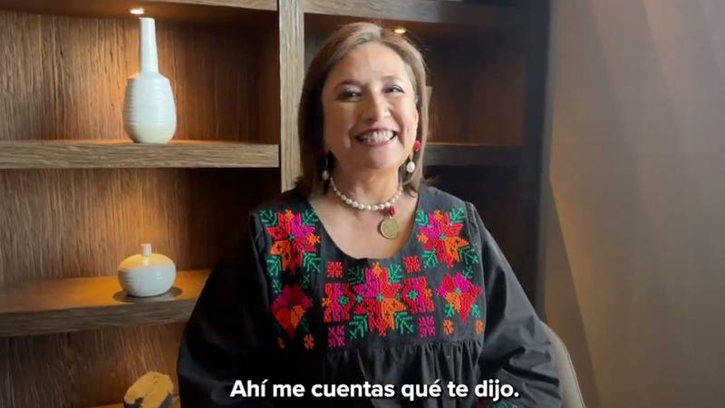 Xóchitl Gálvez respondió a Claudia Sheinbaum qué opinaba de García Luna. (Foto: Captura de pantalla X| @XochitlGalvez)