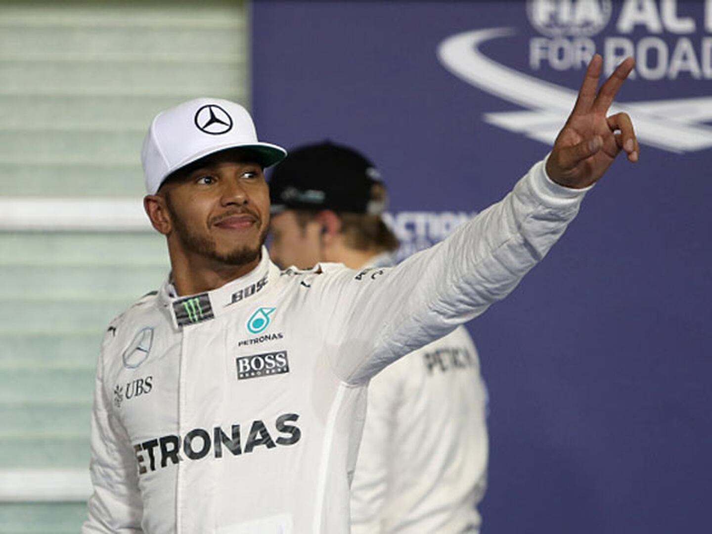 Hamilton conquistó la pole en Abu Dhabi