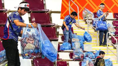 O-soji: La práctica de limpieza por la que japoneses recogen basura en estadios del Mundial
