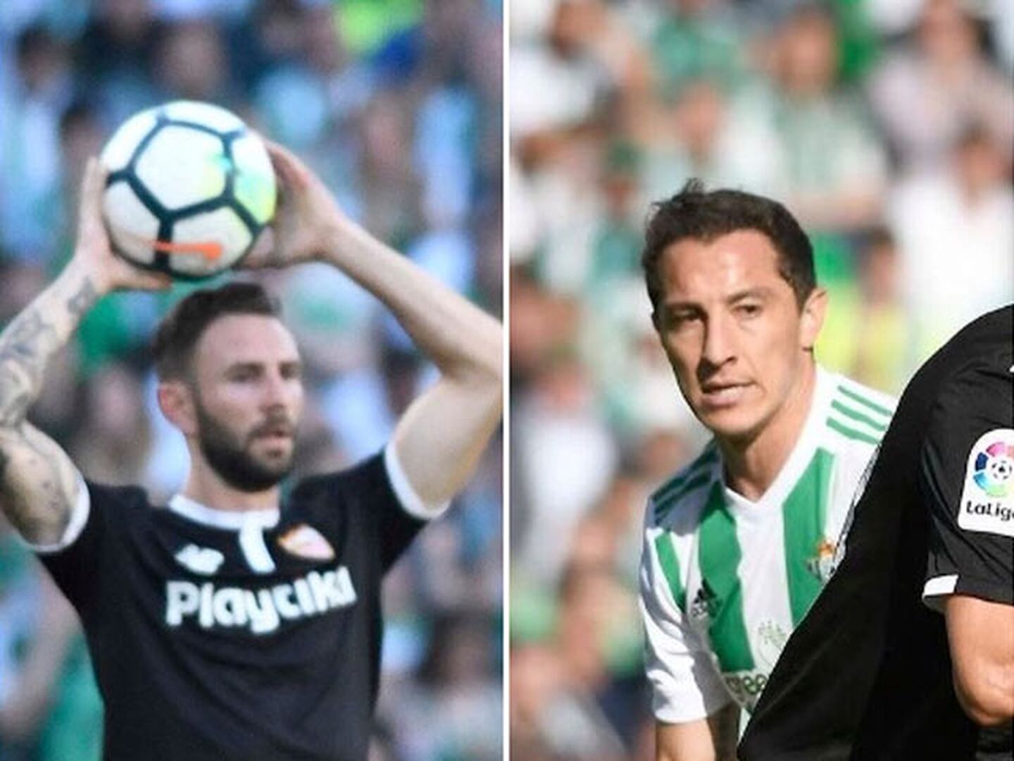 Andrés Guardado y Miguel Layún, protagonistas en el derbi andaluz entre Betis y Sevilla