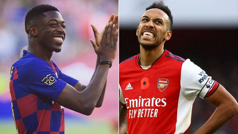 Posible trueque Dembélé-Aubameyang entre Arsenal y Barça