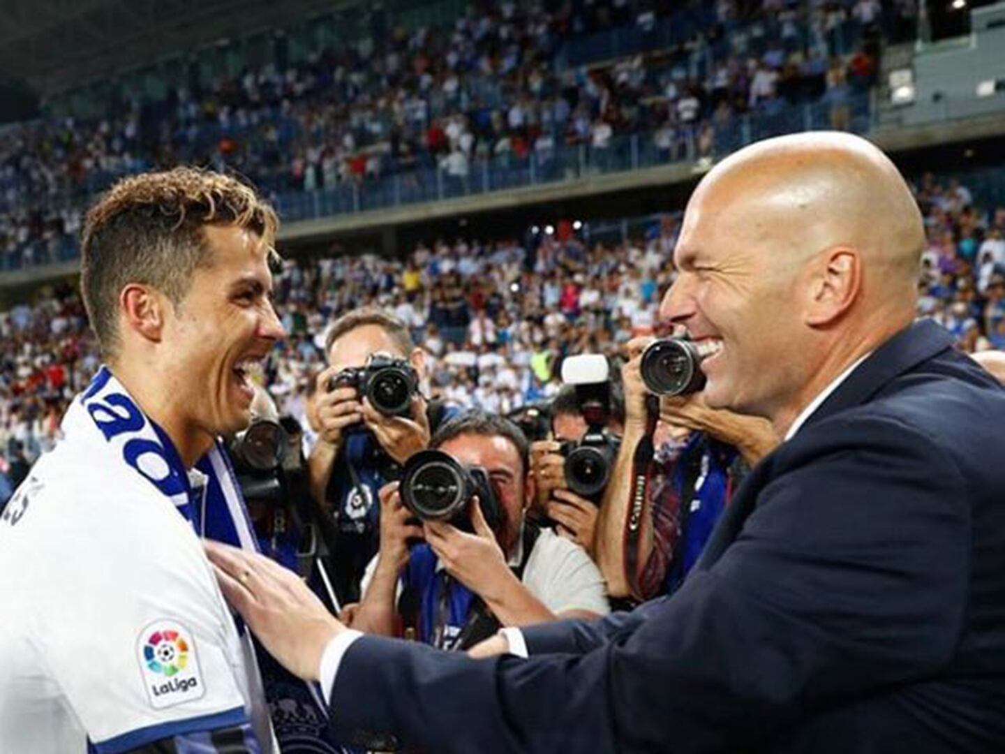 El mensaje de Cristiano Ronaldo a Zidane por su adiós del Real Madrid