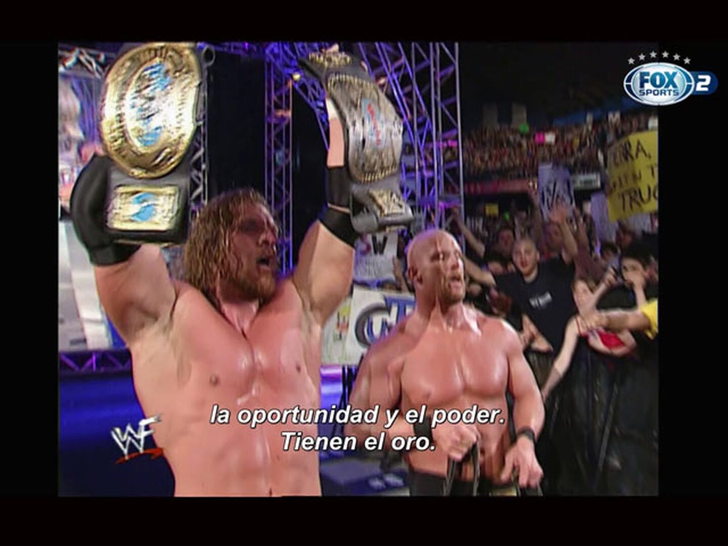 La unión de dos colosos: Triple H y Steve Austin