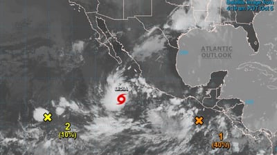 ‘Lidia’ se fortalece: ¿Cuándo se convertirá en huracán categoría 1? Esta es su trayectoria