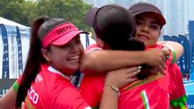 México gana medallas de oro, plata y bronce en la Copa Mundial de tiro con arco en China