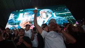 Corean 100 mil en el Azteca: 'Es un honor estar con Obrador'
