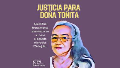 Justicia para Toñita: Asesinan a mujer de 71 años en Veracruz
