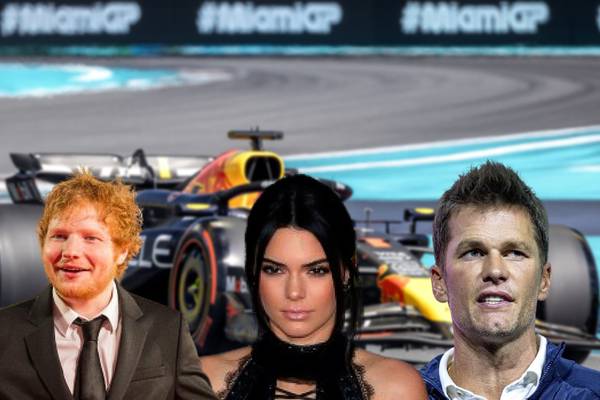 La ‘pasarela’ del GP de Miami 2024: Tom Brady, Kendall Jenner y famosos que vieron a ‘Checo’