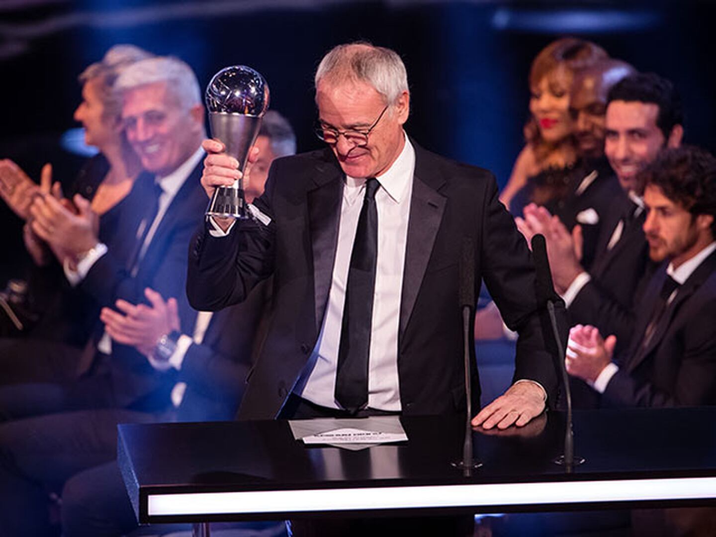 Claudio Ranieri ganó el 'The Best' a Mejor Técnico del Año