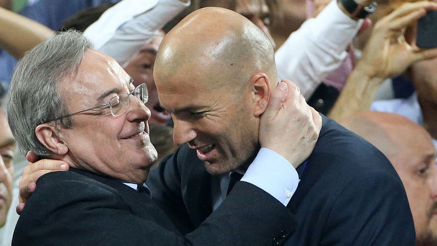 Florentino Pérez le habría perdonado 10 MDE de penalización a Zinedine Zidane