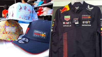 ¡Pásele, pásele! Esto cuesta la mercancía oficial de ‘Checo’ Pérez y Red Bull en el GP de México
