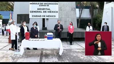 Inicia vacunación contra COVID en México: la primera es María Irene Ramírez, jefa de enfermería