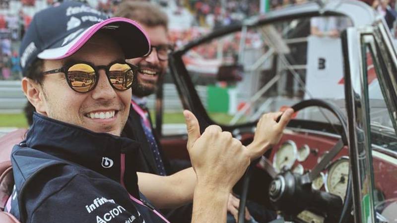 Sergio Pérez y su conducción 'al límite' en Monza