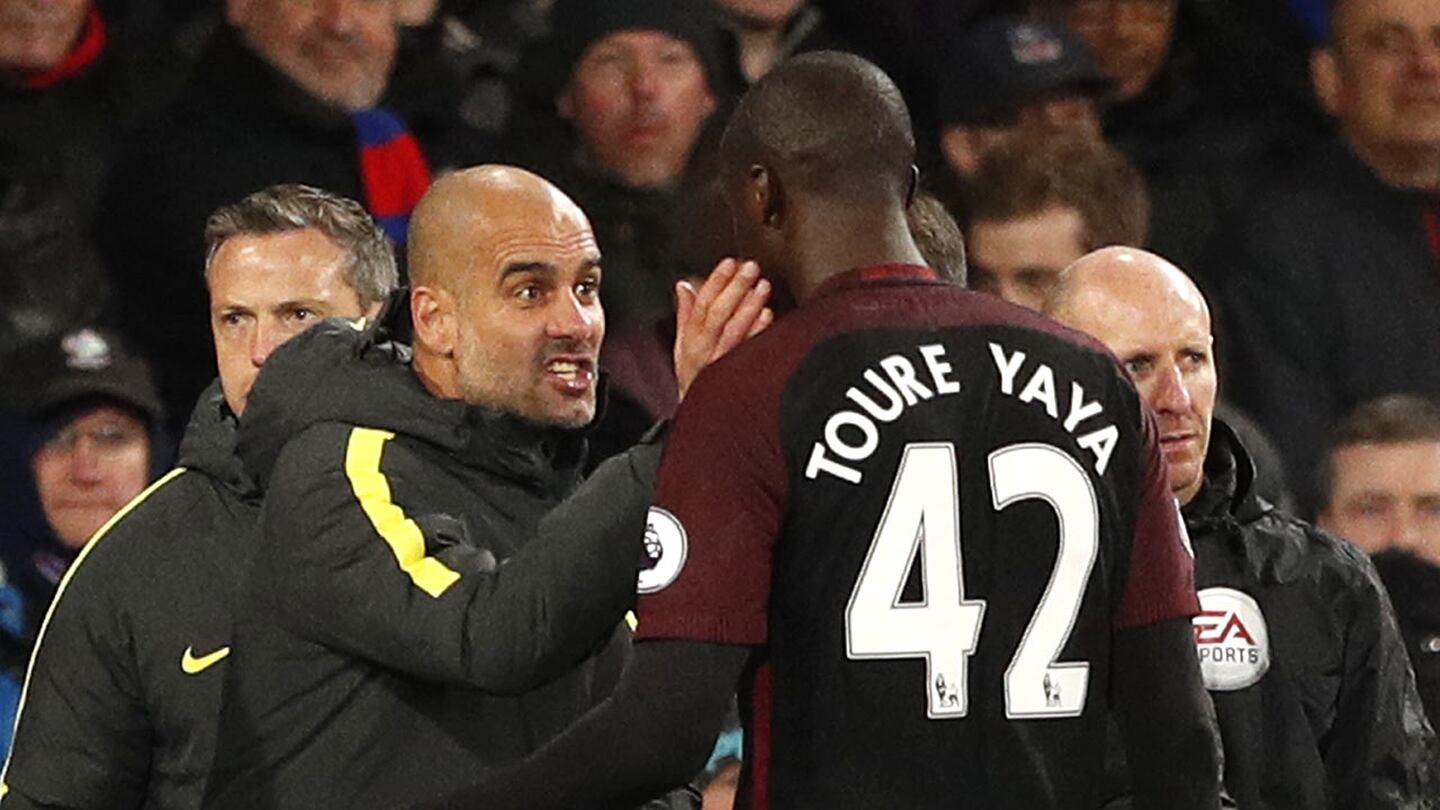 Yaya Touré puso en duda la continuidad de Guardiola en el Manchester City