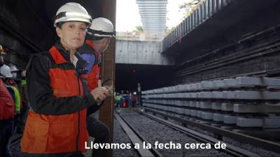 ‘Vamos bien’: Sheinbaum prevé que el primer tramo de la Línea 1 del Metro esté listo en febrero