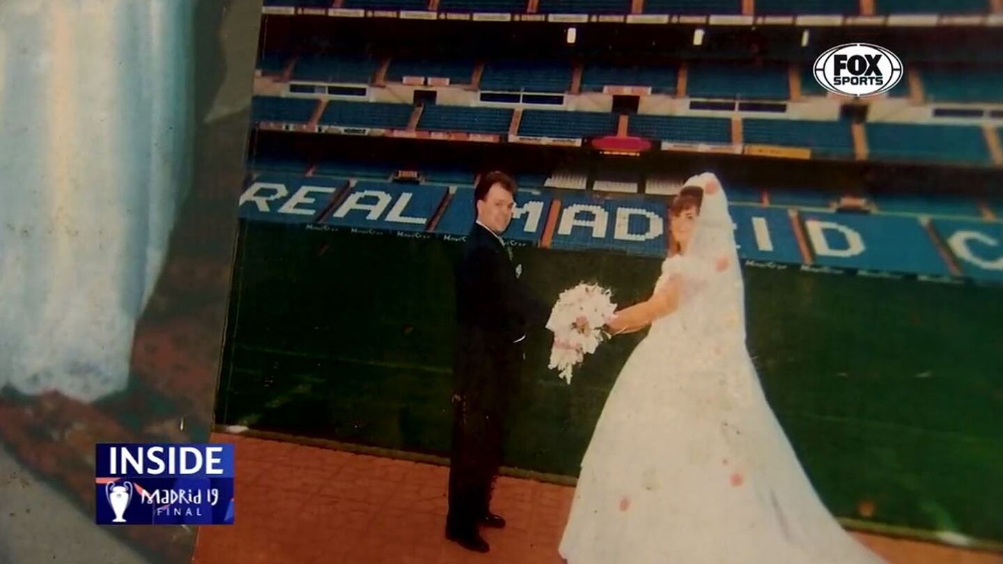 Toñín, el aficionado merengue que se casó en el Santiago Bernabéu