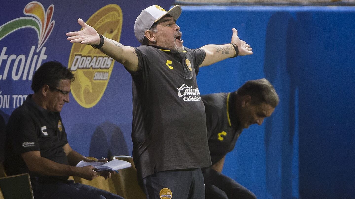 ¿Qué pasó, Diego? Maradona perdió su primer partido con Dorados