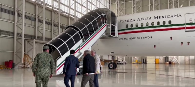 La semana pasada, López Obrador anunció la venta del avión presidencial.