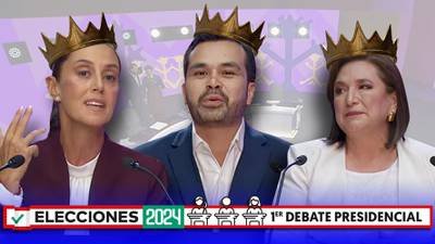 Como juego de mesa: Sheinbaum, Gálvez y Máynez se declaran triunfadores del primer debate