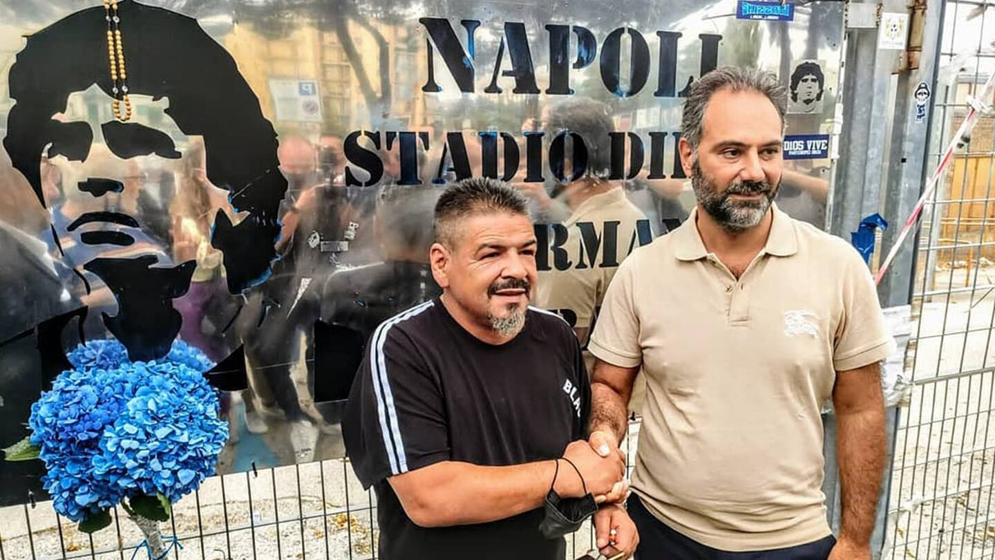 Hugo, hermano de Maradona, quiere presentarse a las elecciones municipales de Nápoles