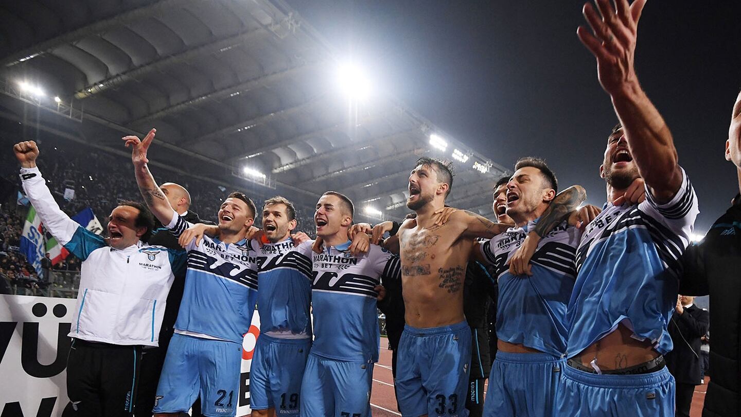 Lazio le ganó el clásico a Roma luego de dos años