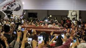 Peruanos se despiden del expresidente Alan García