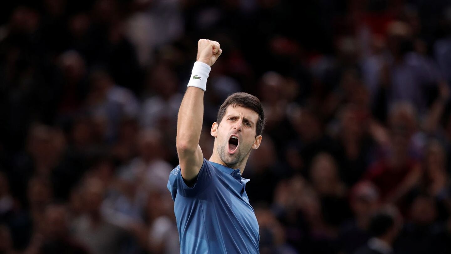 Djokovic venció a Federer y jugará la final del Masters 1000 de París
