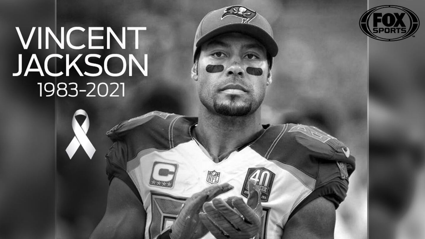 ¡Luto en la NFL! Falleció el exreceptor abierto Vincent Jackson a los 38 años de edad
