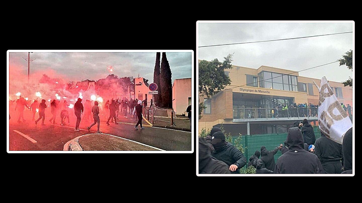 Violencia y detenidos tras intento de invasión a instalaciones del Marsella