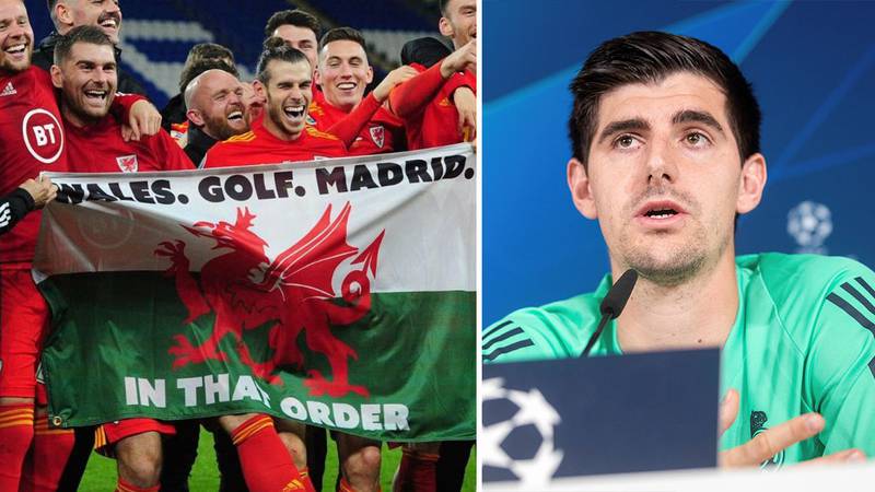 Courtois defendió el polémico festejo de Gareth Bale con Gales