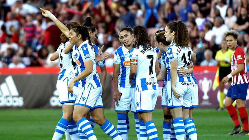 Con gol de la mexicana Kiana Palacios, Real Sociedad se coronó en la Copa de la Reina