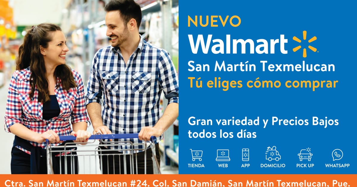 Walmart kommt in San Martín Texmelucan an, um Zugang zu Tausenden von Produkten zu gewähren – El Financiero
