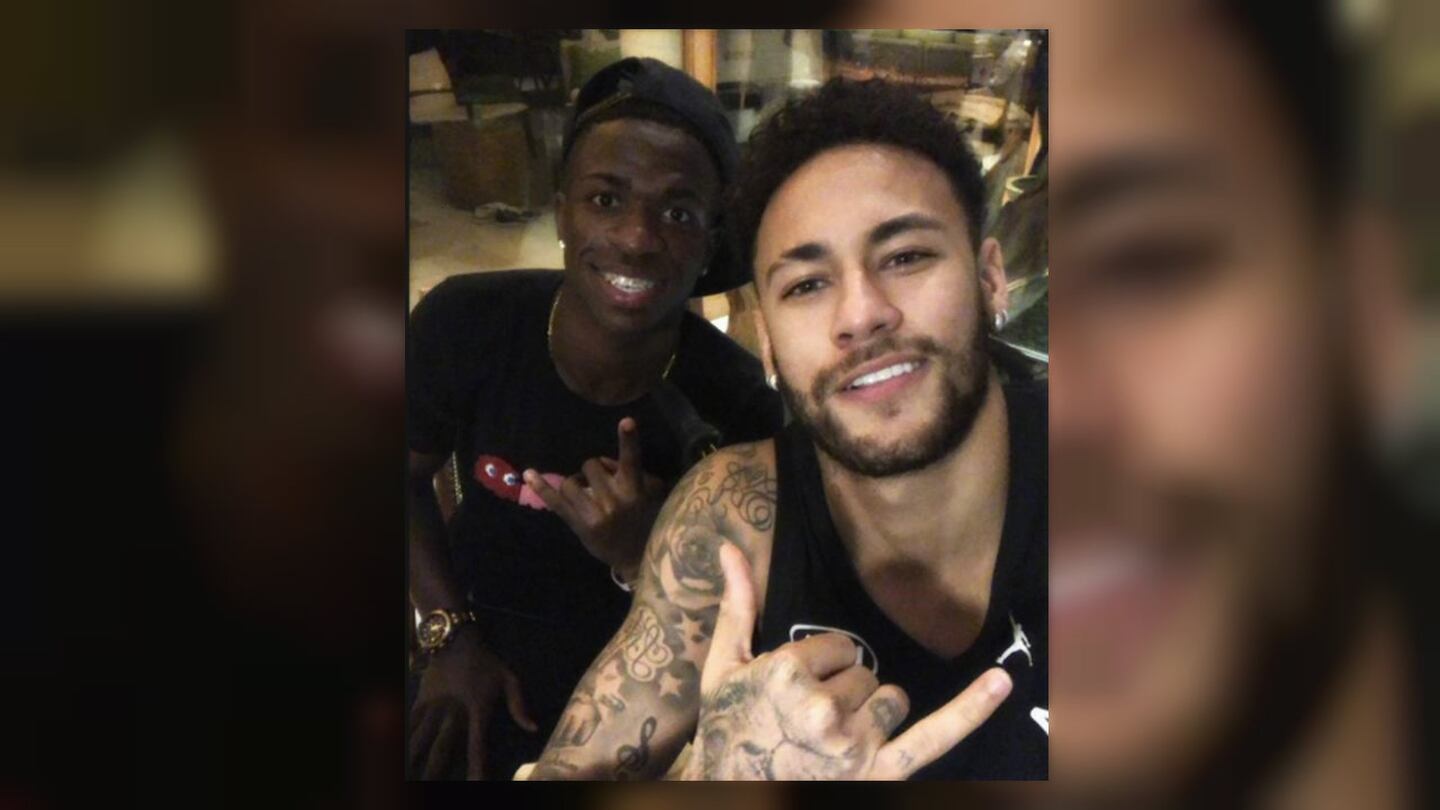 Vinicius Junior: 'Neymar y Ronaldinho son dos de mis grandes ídolos'