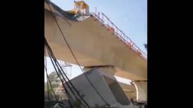 VIDEO: Estructura del Tren Interurbano se desploma sobre camioneta en Álvaro Obregón, CDMX 