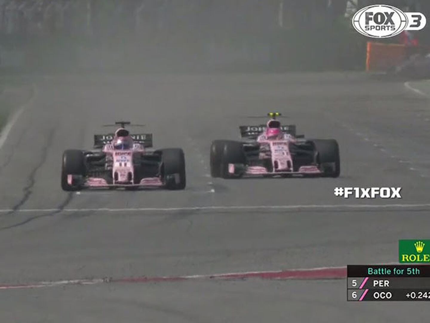 La ríspida pelea entre los Force India en el GP de Canadá
