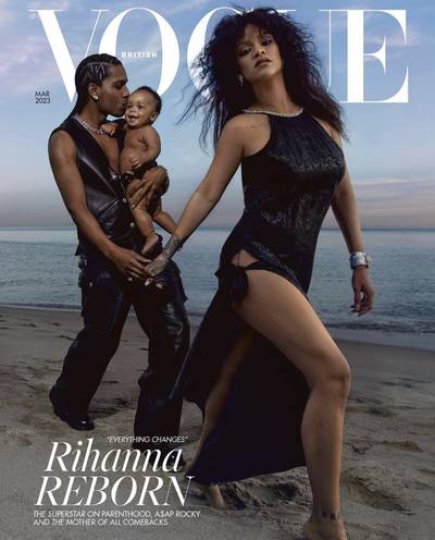 Rihanna aparece en la portada de British Vogue tras su espectáculo en el  Super Bowl LVII – El Financiero