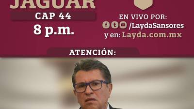 Layda Sansores ‘se echa para atrás’: No ‘quemará' a Monreal en el Martes del Jaguar