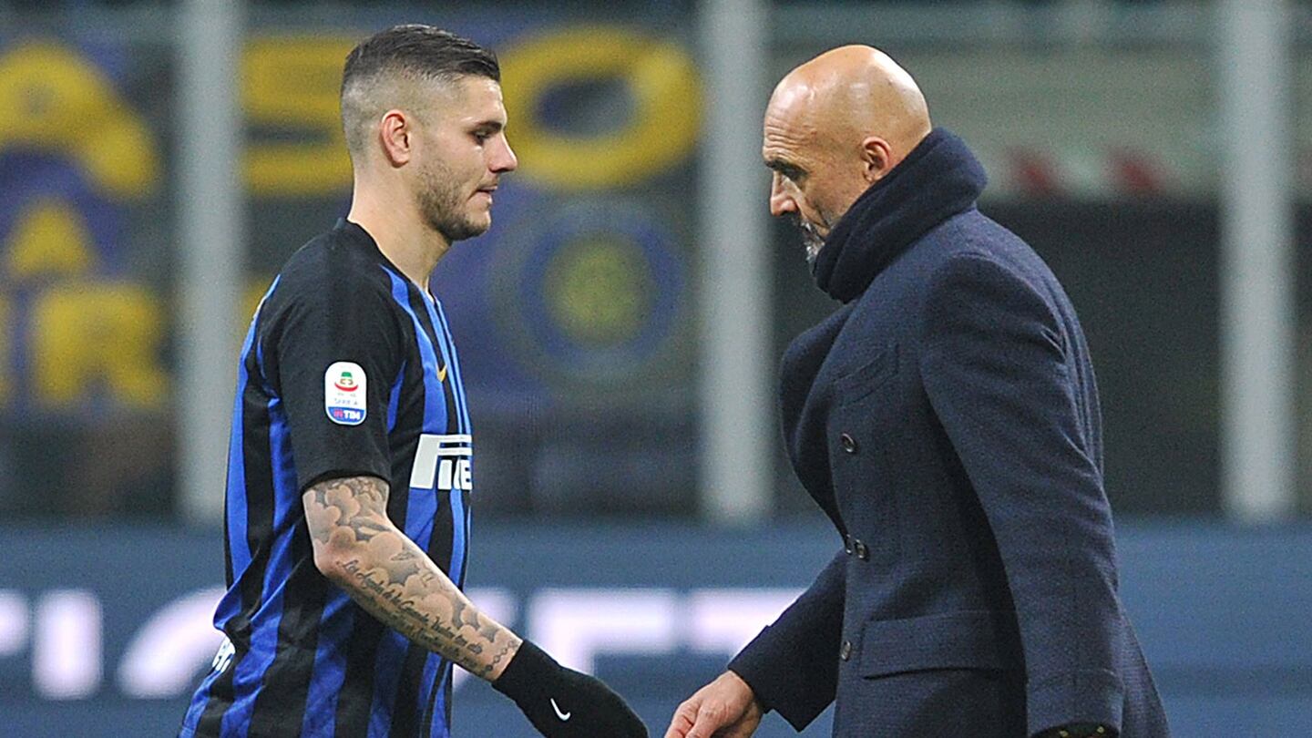 Spalletti elogió a Icardi, que vuelve a ser titular en Inter