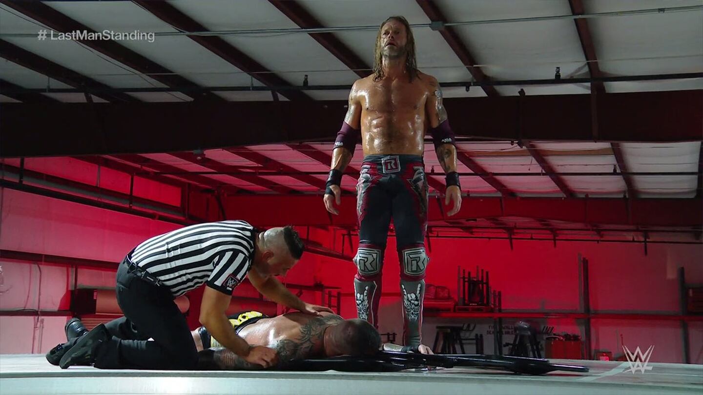Edge fue el 'Last Man Standing' en WrestleMania 36