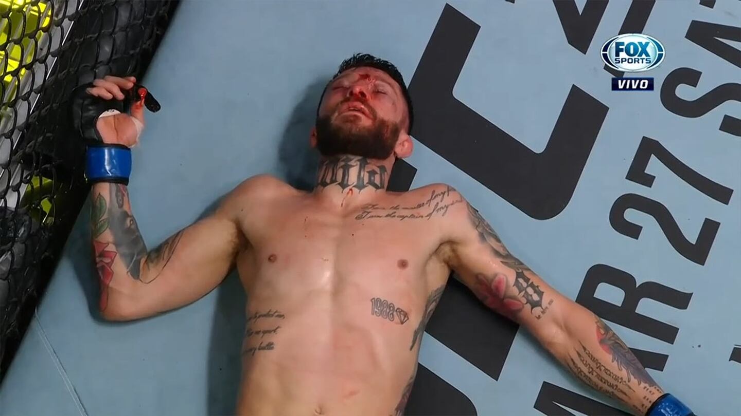 Derrota por nocaut técnico para 'Pitbull' Rojo en su debut en UFC