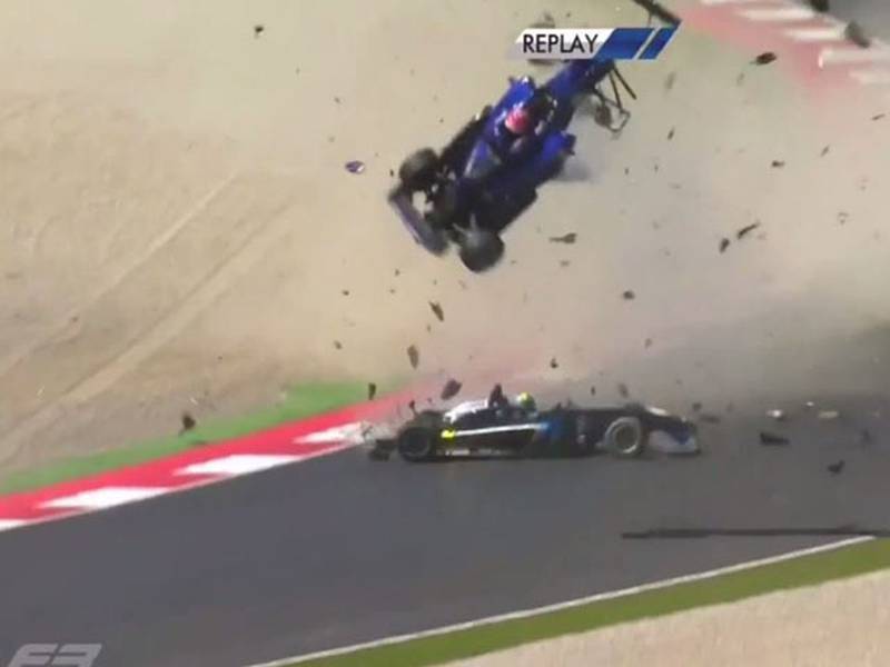 Terrible accidente en la Fórmula 3