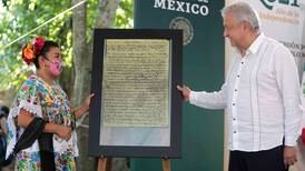 AMLO ofrece perdón por agravios al pueblo maya