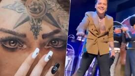 Christian Nodal sí se tapó el tatuaje de los ojos de Belinda; este es su nuevo diseño