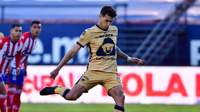 Juan Ignacio Dinenno marcó su tercer gol del Guard1anes 2021 (MEXSPORT)