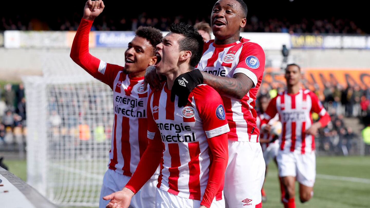 ¡En el último minuto! El golazo de 'Chucky' Lozano con el que PSV venció al Venlo