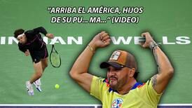 ‘Arriba el América, hijos de su p...’; aficionado grita en partido de tenis en Indian Wells (VIDEO)