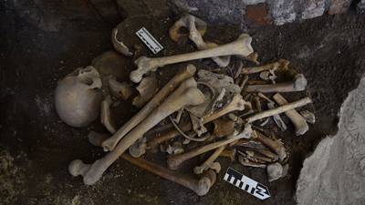 Arqueólogos del INAH hallan entierros con restos humanos vinculados a Intervención Francesa 