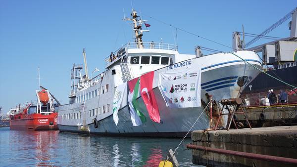 ¿Qué es la Flotilla de la Libertad que quiere llevar ayuda humanitaria a la Franja de Gaza? 