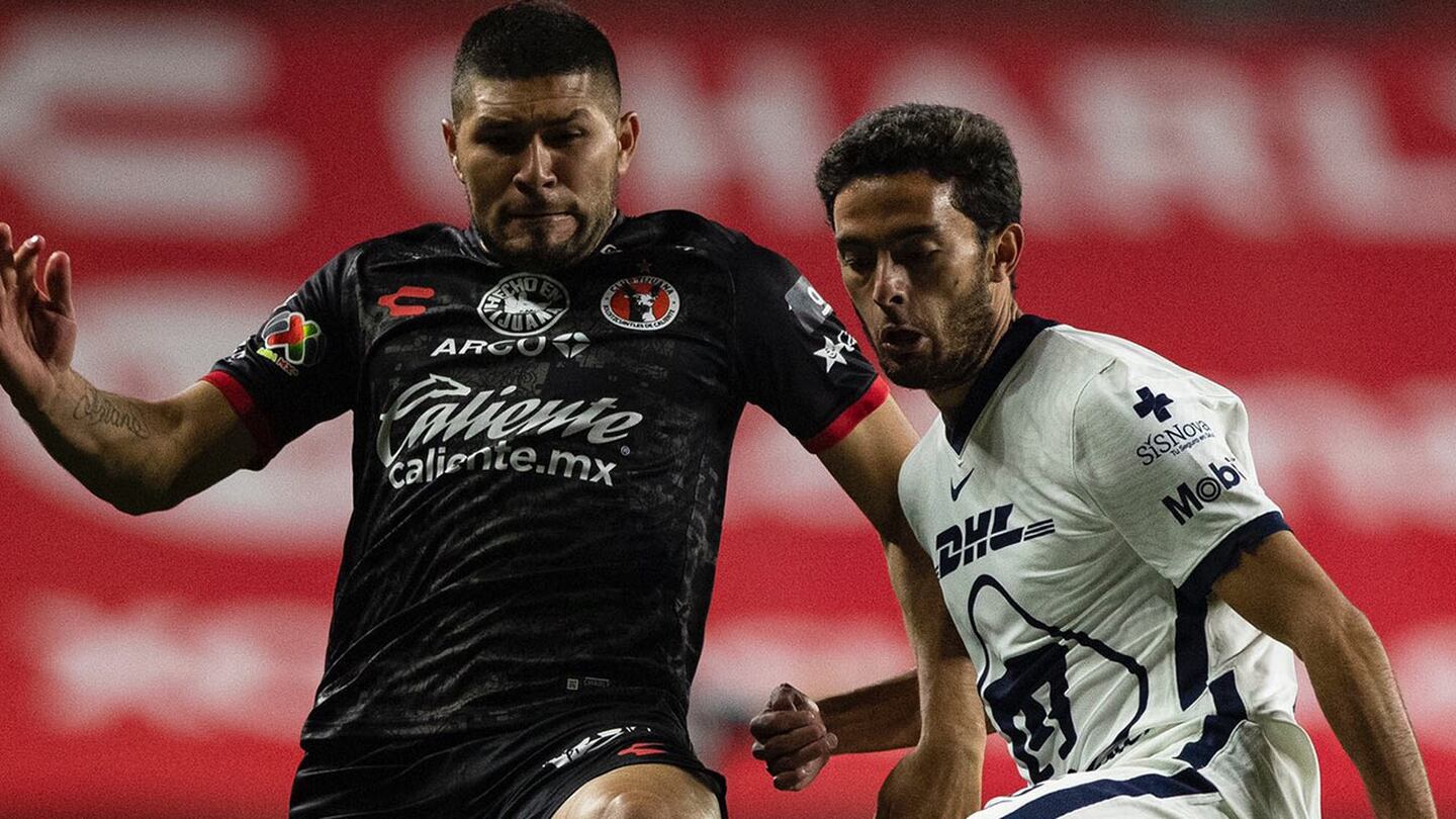 ¡Sin goles en Tijuana! Xolos y Pumas se presentaron con empate a cero en el Guard1anes 2021