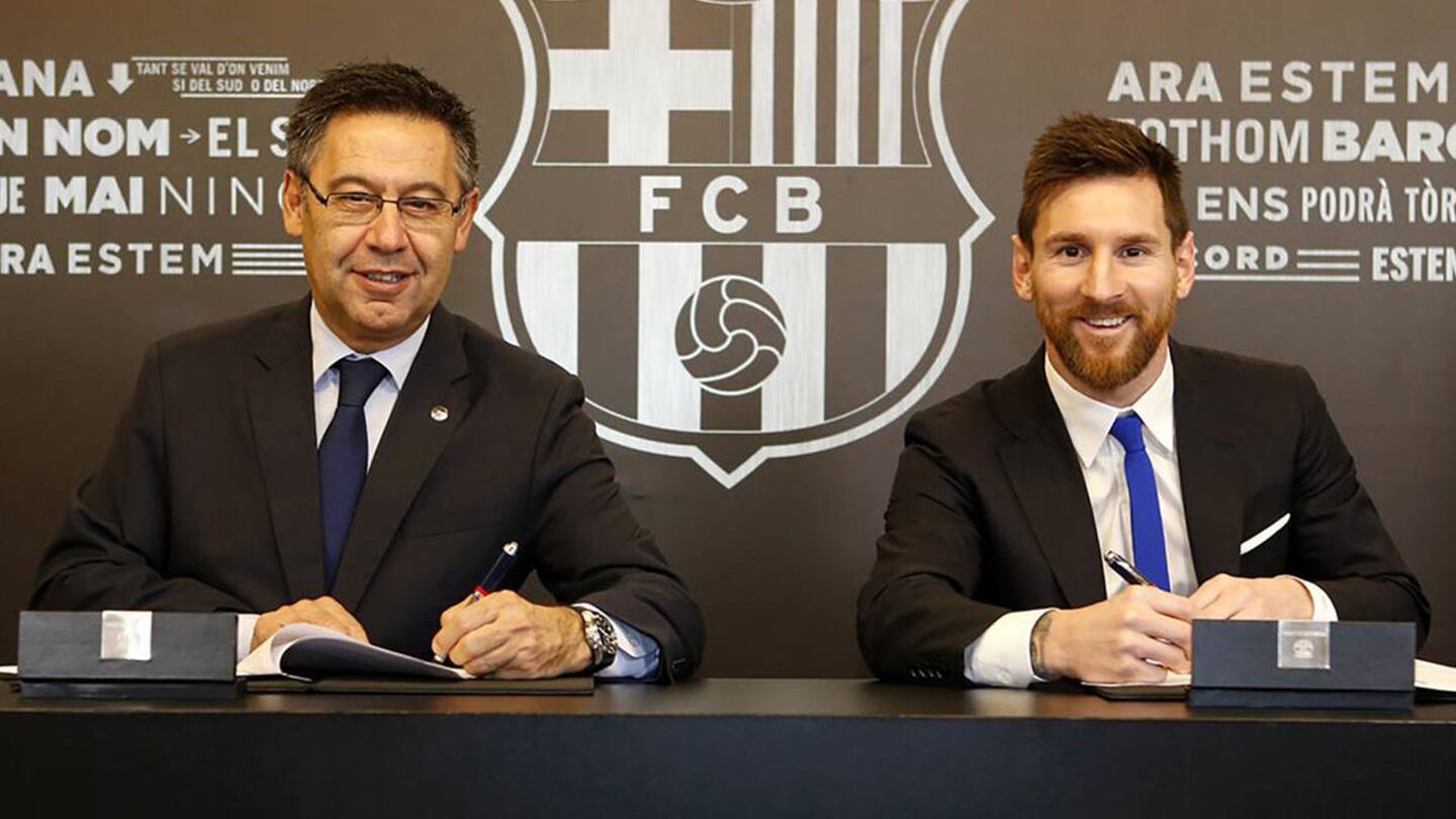 Bartomeu, dispuesto a dimitir para que Messi siga en Barcelona
